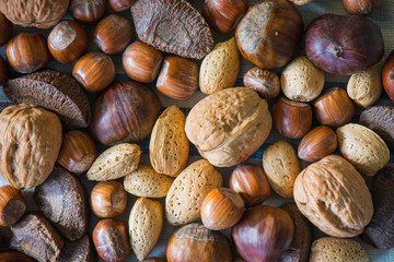 mixed nuts background
