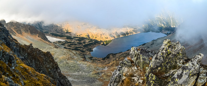 Mountain Valley Five Lakes - Tatra Mountains view