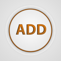 add circular icon on white background