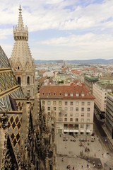 Obraz premium Stephanplatz, Ausblick vom Stephansdom