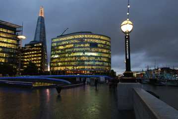 City of London and Tower Bridge