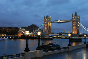 Naklejka premium City of London and Tower Bridge