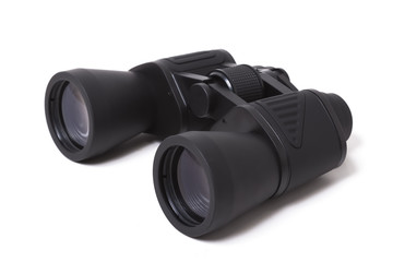 black binocular isolate on white background