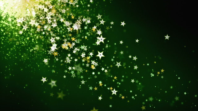 Stardust Green Falling