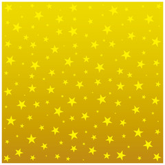 背景　星（ゴールド）