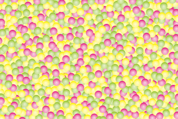 背景素材壁紙(カラーボール多数)