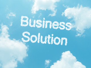 Fototapeta premium cloud words with design on blue sky background