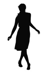 女性シルエット