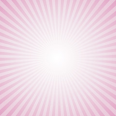 Sunburst Pattern. Radial background. Pink Color.