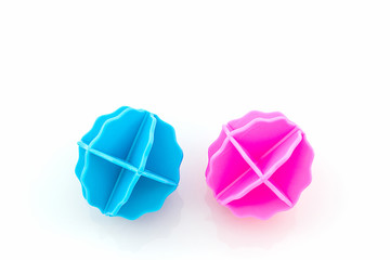 Colorful of washing ball, plastic balls.