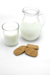 Leche con galletas