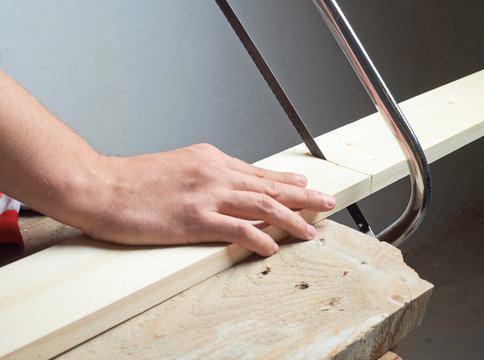 Sawing wooden board composition