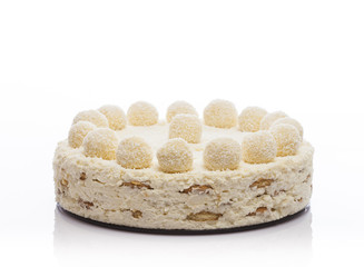 Coconut Cake on a white background