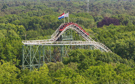 View on a rollercoaster