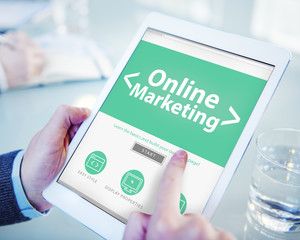 Digital Device Online Marketing Concepts