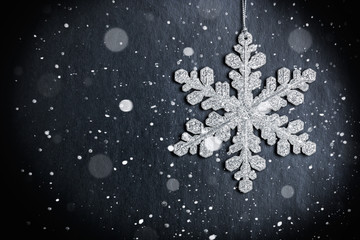 bright Christmas snowflake