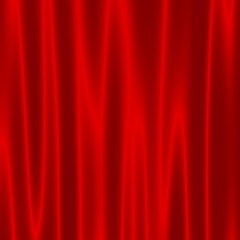 Theatre Stage With Red Velvet Curtains - Artistic Abstract Wave 