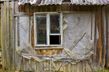 Rotten window of the European slums