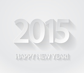Happy New Year 2015 paper background.