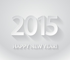 Happy New Year 2015 paper background.
