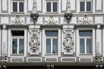 Fototapeta premium Hausdetail in Braunschweig