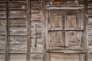 Obraz na płótnie Canvas Old Wooden Vintage Gate. Background and Texture