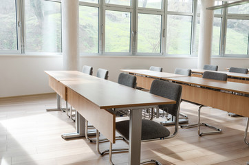 Modern classroom