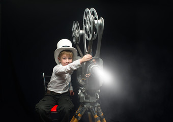 Cinema and boy