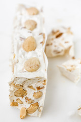 Torrone with almonds