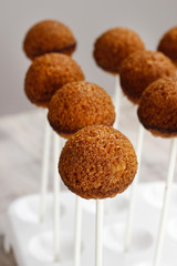 Cake pops before decorating