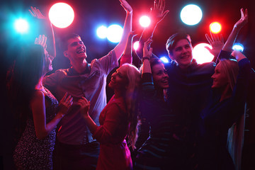 Young people at party.