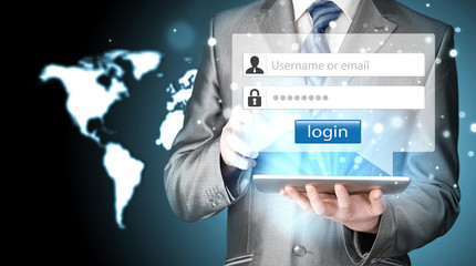 login and password
