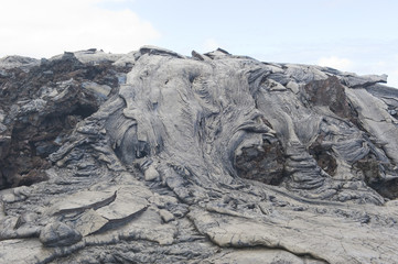 Lava rock formation in Hawaii.
