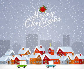 Fototapeta premium Christmas City