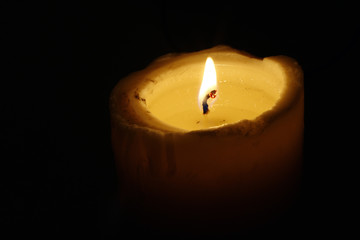 burning candle