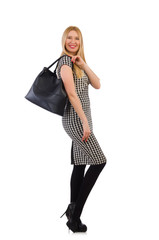 Woman with bag in fashion concept