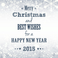 Winter Background with wishes