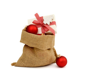 Weihnachtsgeschenk im Sack