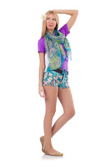 Woman in fashion clothing concept