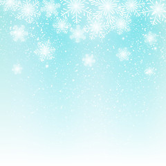 Naklejka na ściany i meble Abstract snowflake background for Your design