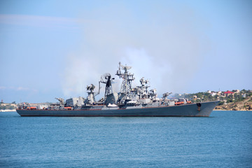 Modern Russian warship