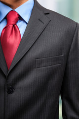Businessman's necktie