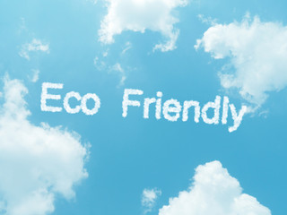 Fototapeta premium cloud words with design on blue sky background