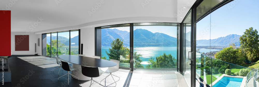 Wall mural modern living room panoramic