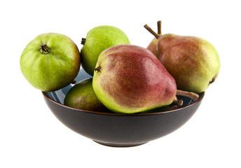 pears in a dish