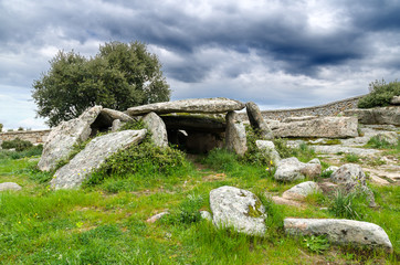Sardegna, Dolmen di Ladas a Luras (Ot), in Gallura