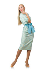 Woman in fashion clothing concept