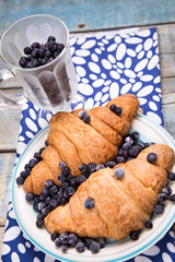 croissant with berry