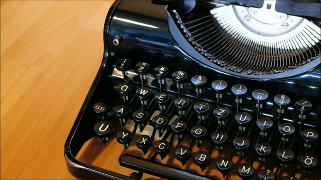 Video Alte Schreibmaschine
