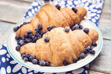 croissant with berry